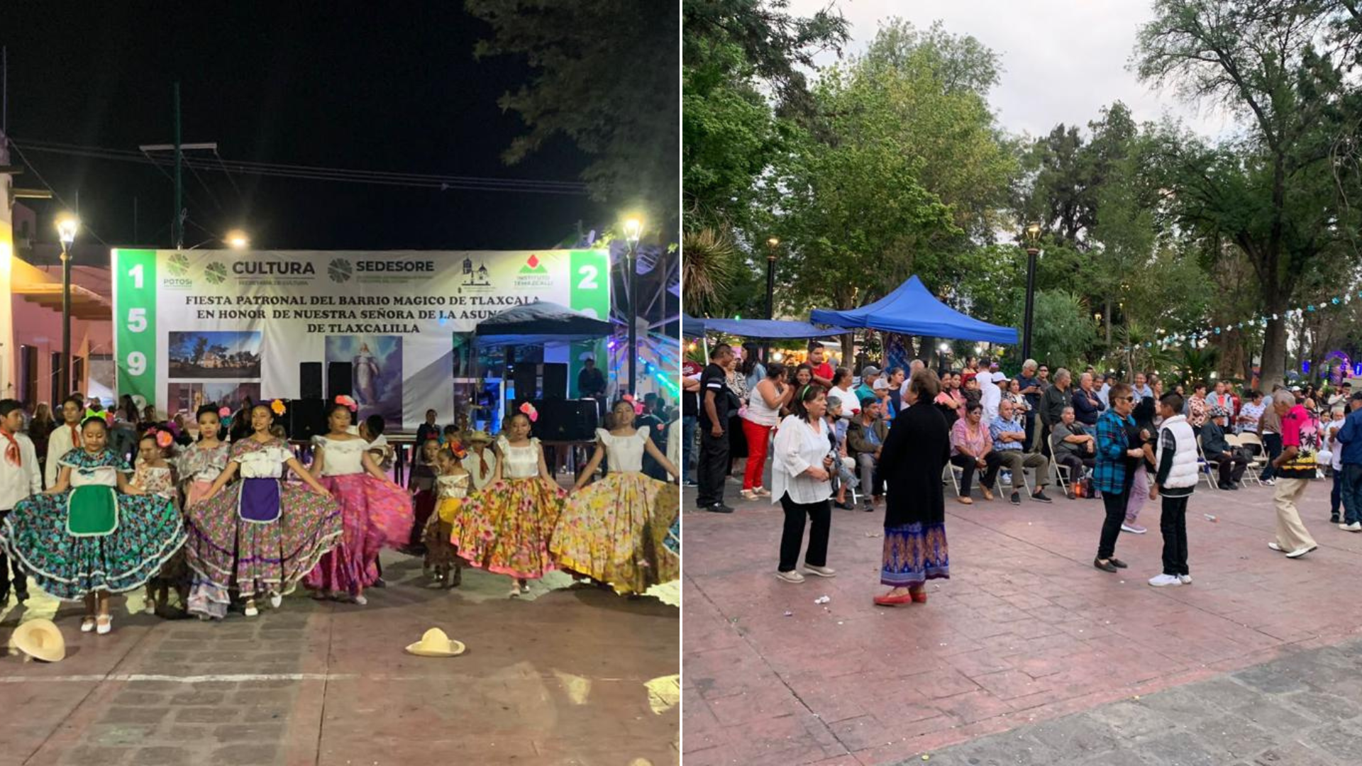 Exitosas presentaciones culturales en fiestas patronales del barrio mágico de Tlaxcala