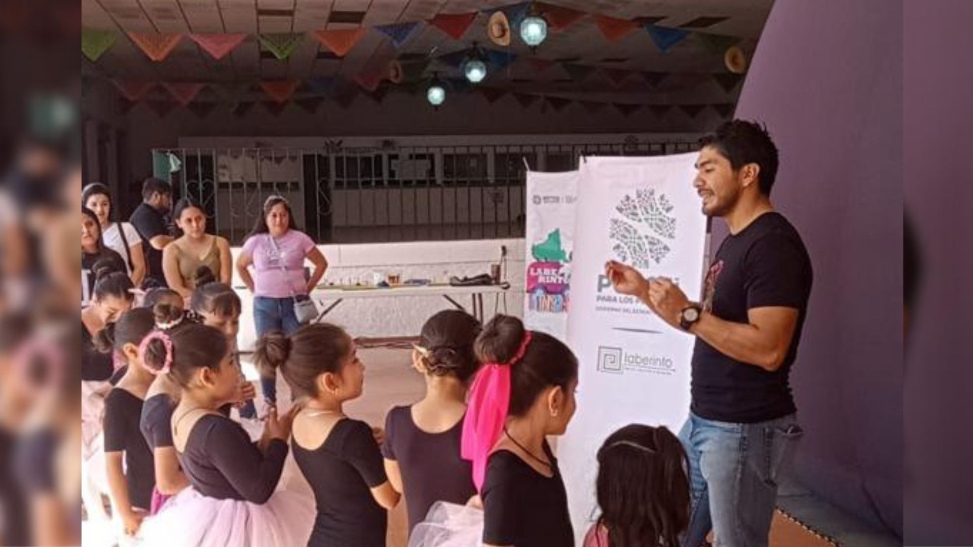 Laberinto itinerante en Tierranueva