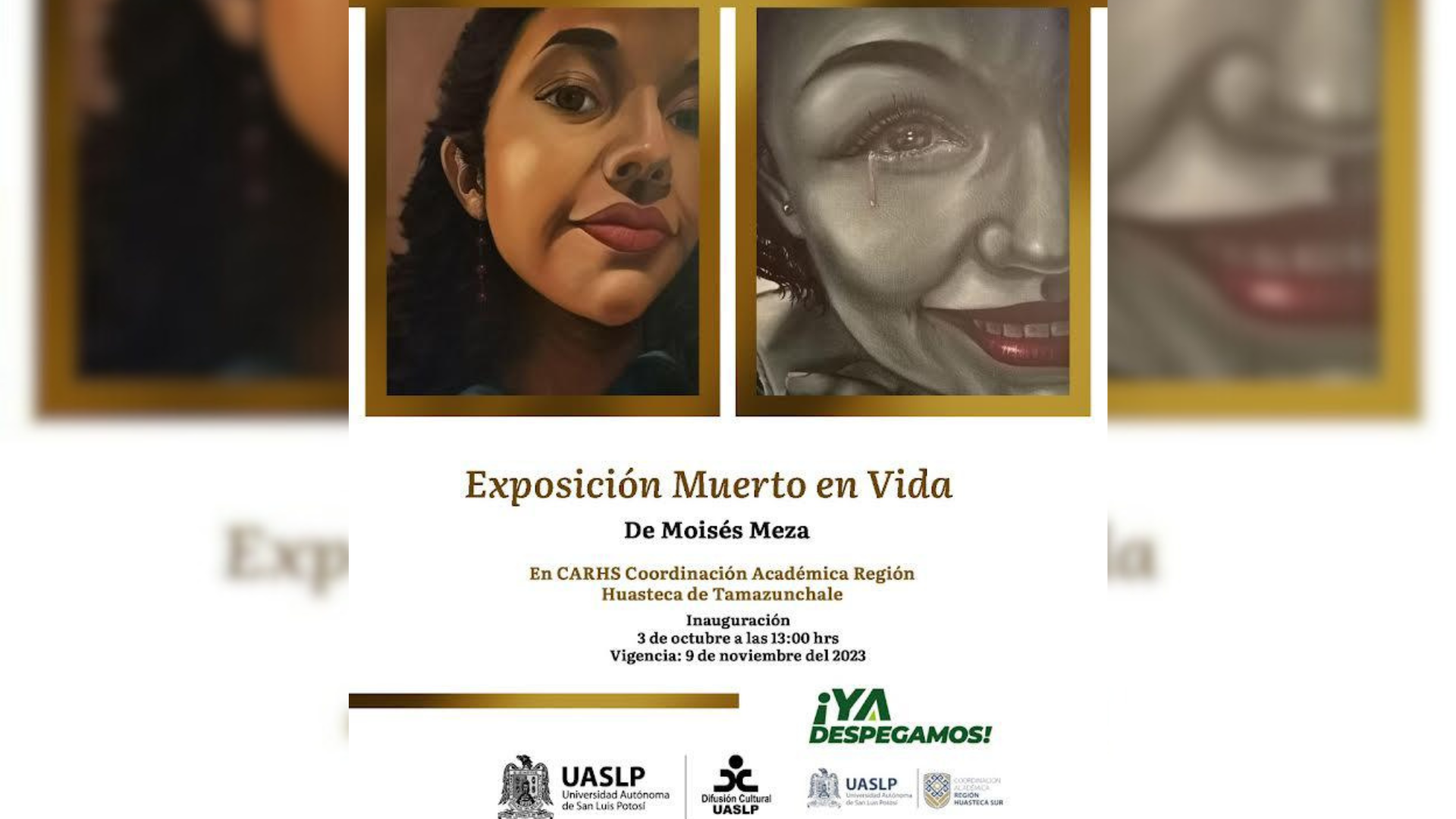 «Muerto de vida» Exposición de Moisés Emmanuel Meza en Tamazunchale