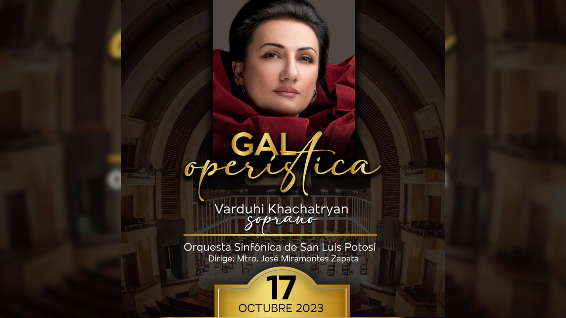 SLP recibe a Varduhi Khachatryan en el Teatro de la Paz