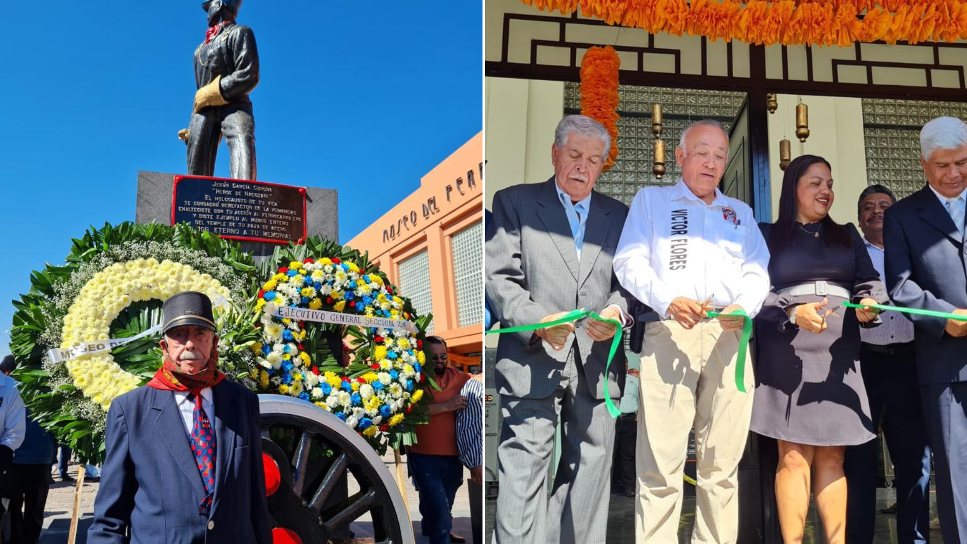 Celebran el Día del Ferrocarrilero en el Museo del Ferrocarril