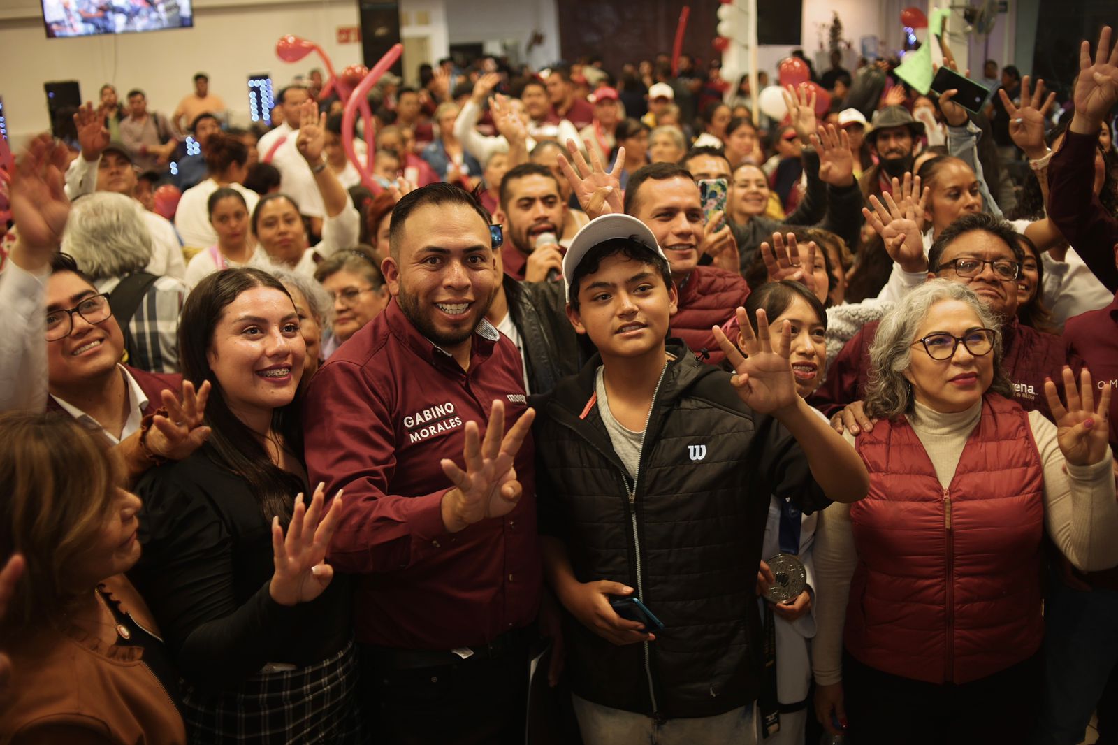 Colonia Progreso se desborda en respaldo a la 4T: Gabino Morales