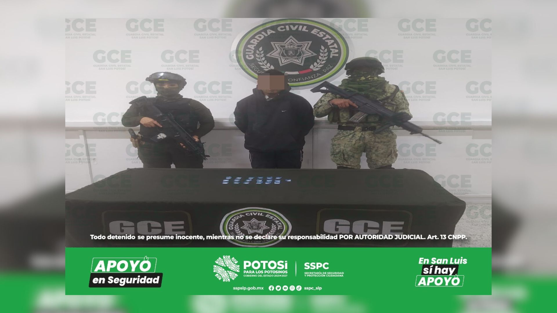 Agentes de Guardia Civil Estatal y Sedena, desmantelan probable “punto” de venta de droga; hay un detenido