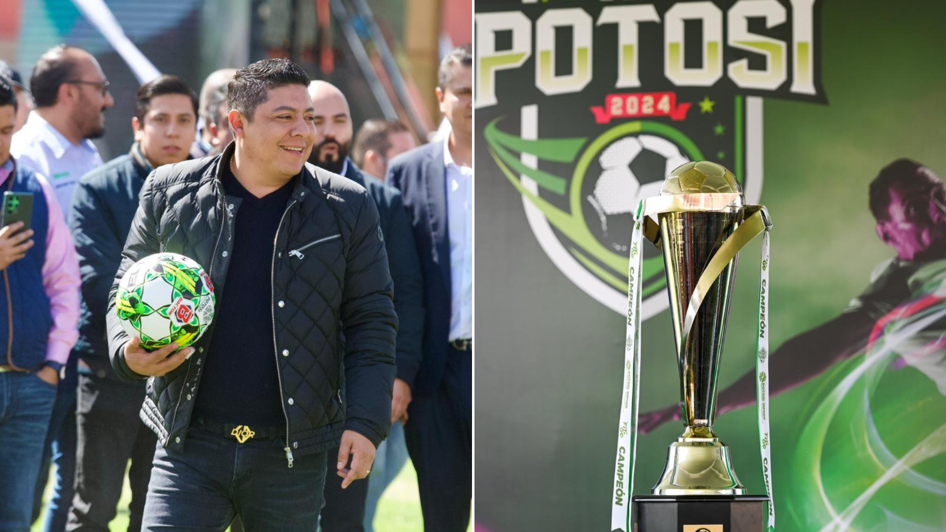 Gobernador presenta la Copa Potosí 2024; asistió Braulio Luna, profesional del fútbol