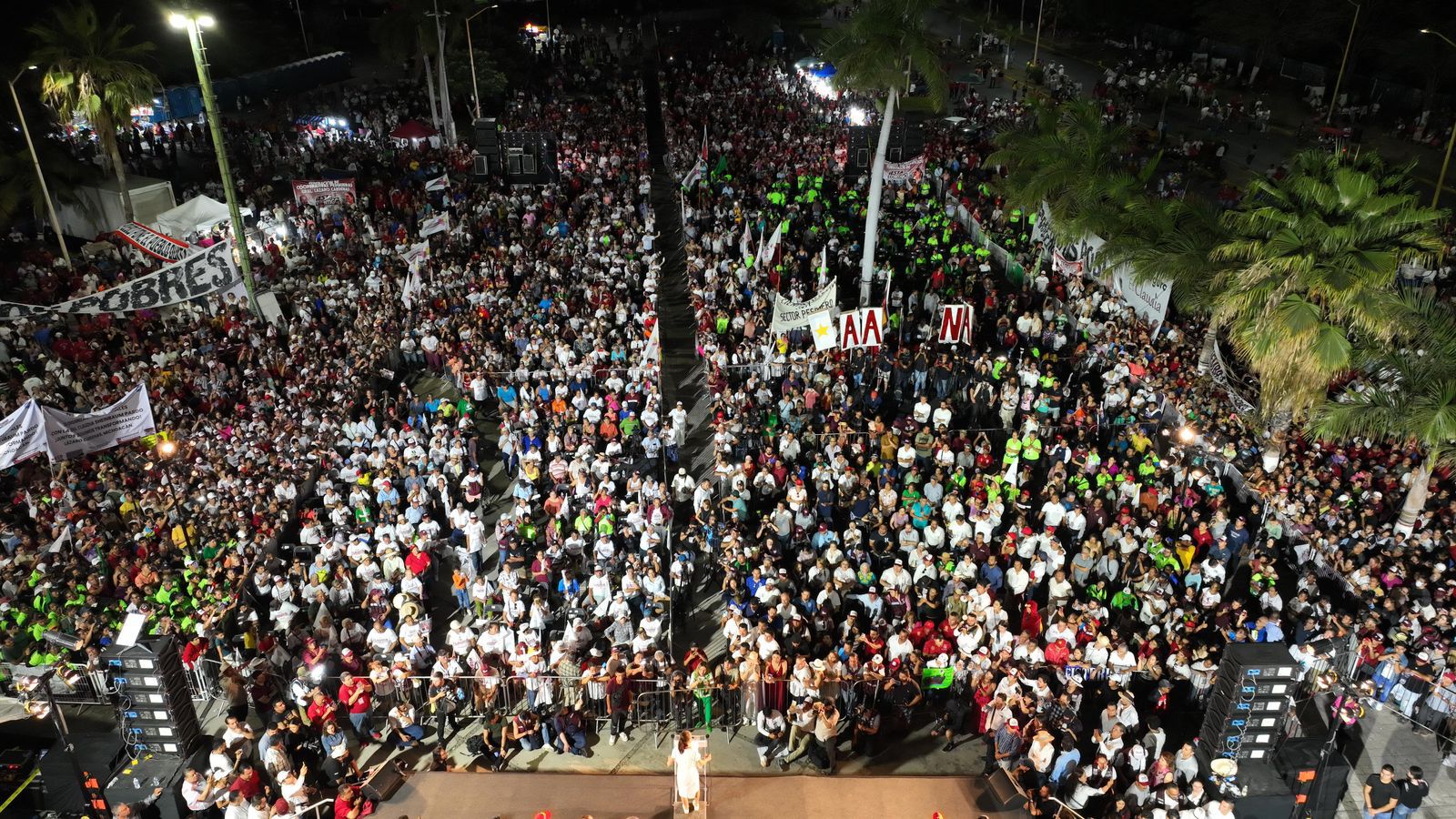 CLAUDIA SHEINBAUM ARRANCA SU ÚLTIMO MES DE CAMPAÑA JUNTO A 180 MIL PERSONAS DE CUATRO ESTADOS DE LA REPÚBLICA Y LA CAPITAL DEL PAÍS