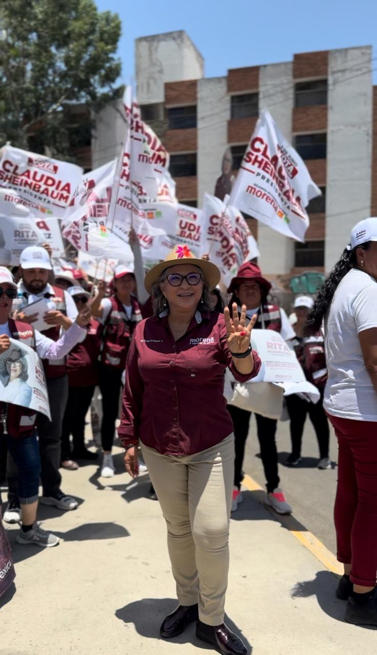 RITA OZALIA RODRÍGUEZ VELÁZQUEZ, CANDIDATA AL SENADO DE LA REPÚBLICA POR MORENA, REALIZA ACTIVIDADES DE ACERCAMIENTO CON LA CIUDADANÍA