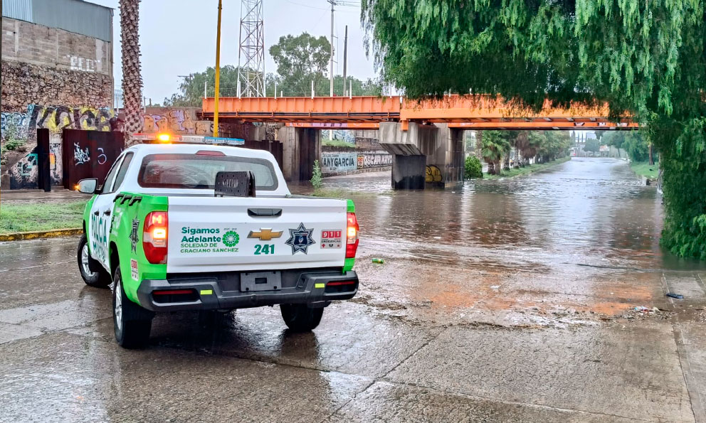 Cierre de vialidades por lluvias