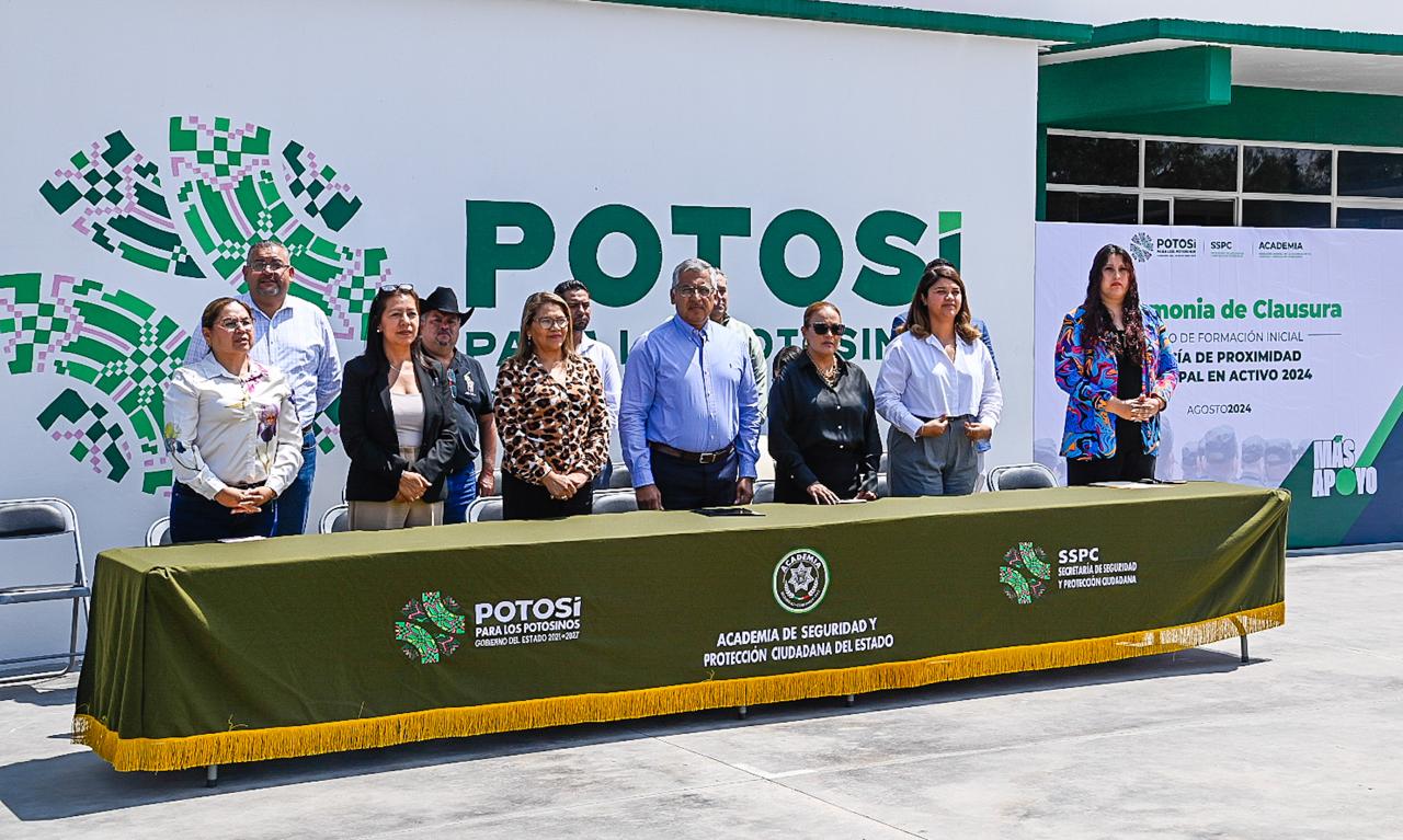 SOLEDAD DE GRACIANO SÁNCHEZ FORTALECE SU CUERPO POLICIAL CON GENERACIÓN DE AGENTES CAPACITADOS