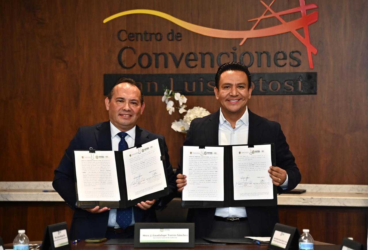 GOBIERNO ESTATAL FIRMA CONVENIOS DE COORDINACIÓN INTERINSTITUCIONAL