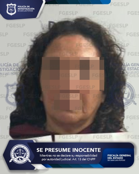 FISCALÍA DE SLP CAPTURA A MUJER INDICIADA POR HOMICIDIO EN LA CAPITAL