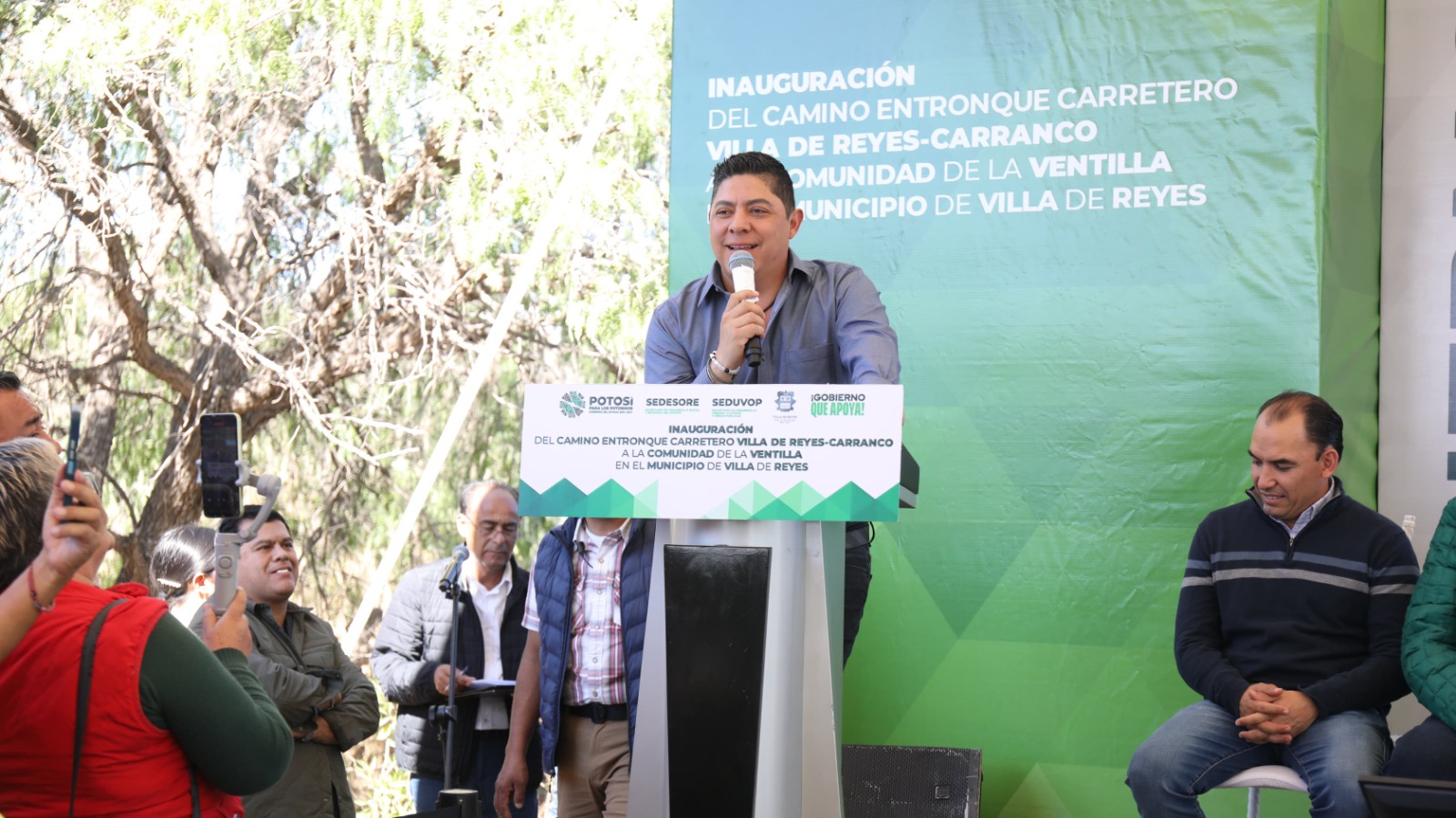 RICARDO GALLARDO ANUNCIA SUPERCARRETERA A VILLA DE REYES