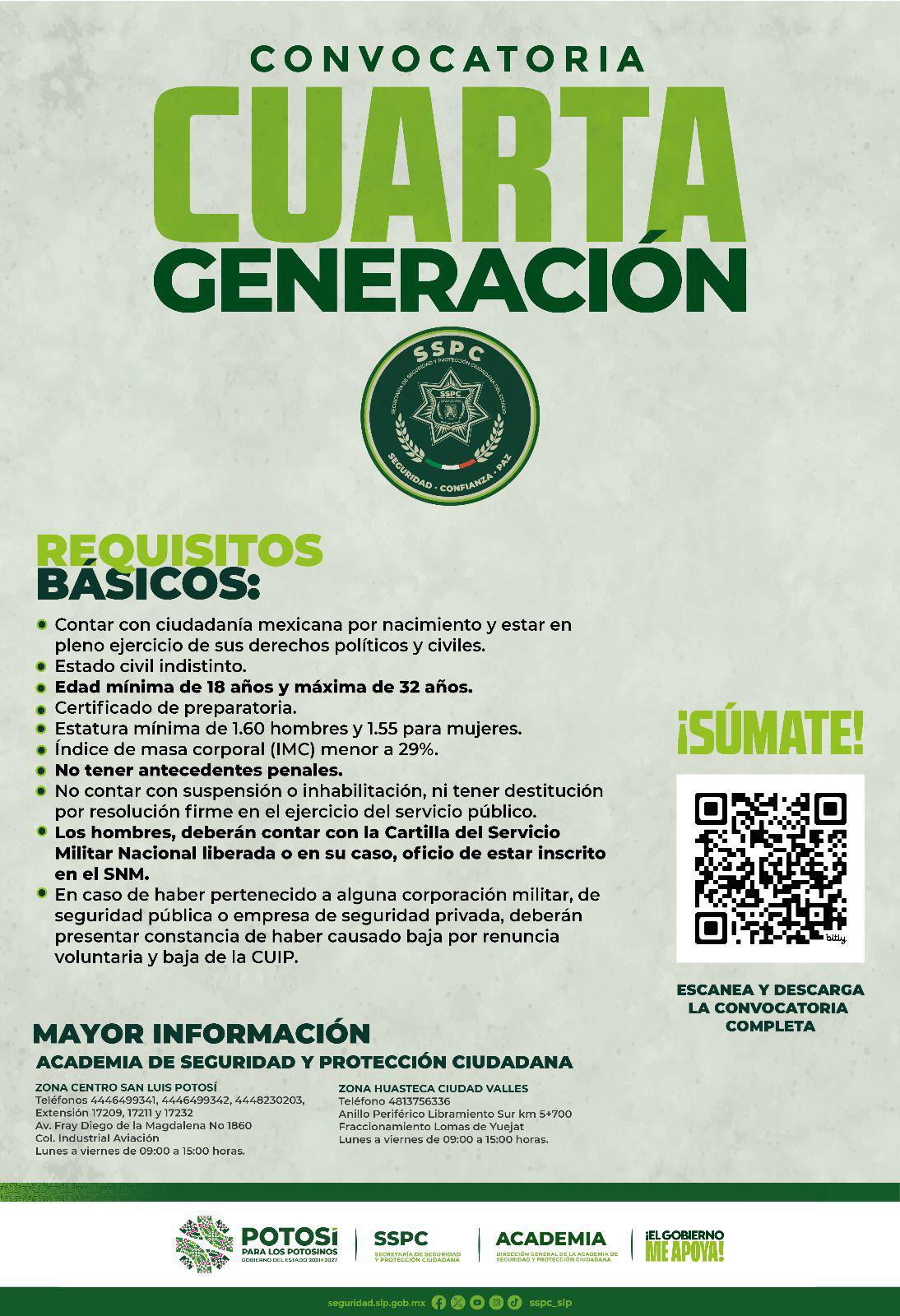 Convocatoria Cuarta Generación
