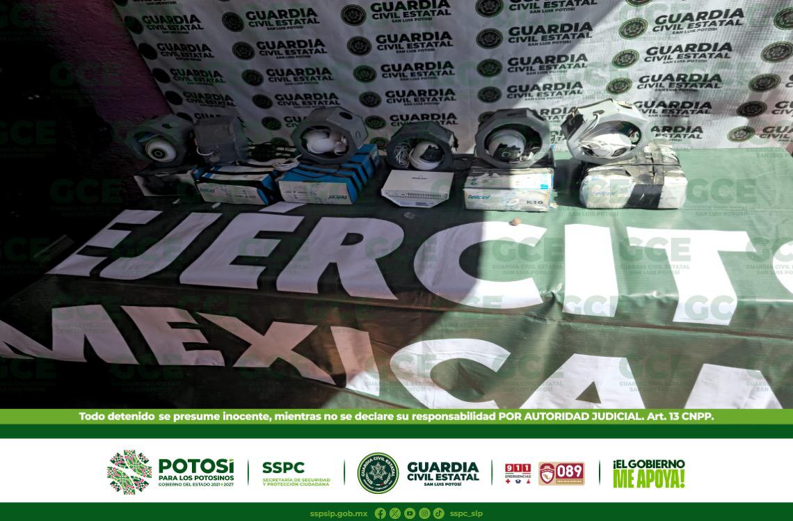 OPERATIVO BOMI DE LA GUARDIA CIVIL ESTATAL Y SEDENA PERMITEN DESMANTELAR RED DE VIGILANCIA CRIMINAL