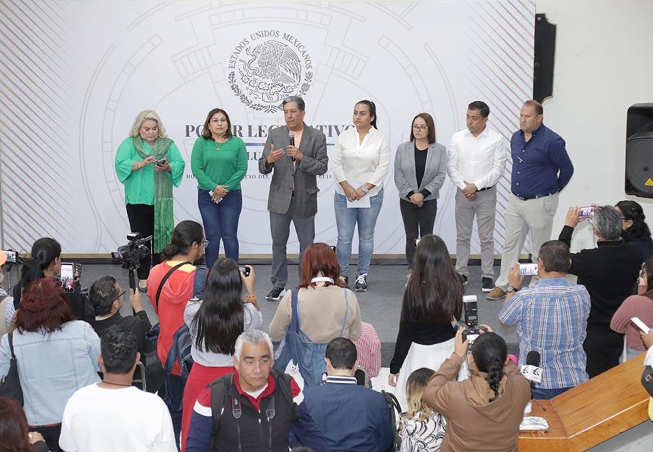 LOGRAN GRUPOS PARLAMENTARIOS DEL PVEM, PT Y MC ACUERDO POLÍTICO QUE PERMITE DESTRABAR CONFLICTO EN EL CABILDO DEL MUNICIPIO RIOVERDE
