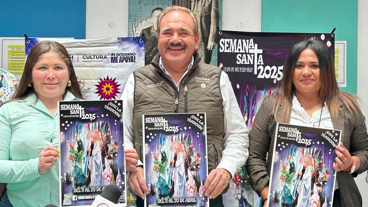 PRESENTAN ACTIVIDADES DE SEMANA SANTA EN CIUDAD DE MAÍZ