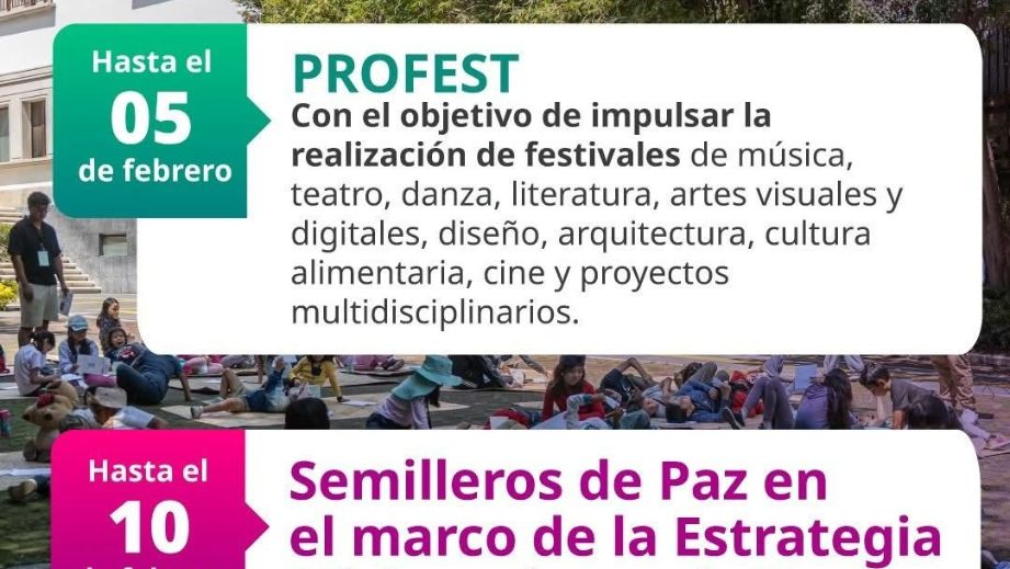 PUBLICAN CALENDARIO DE CONVOCATORIAS DE CULTURA 2026