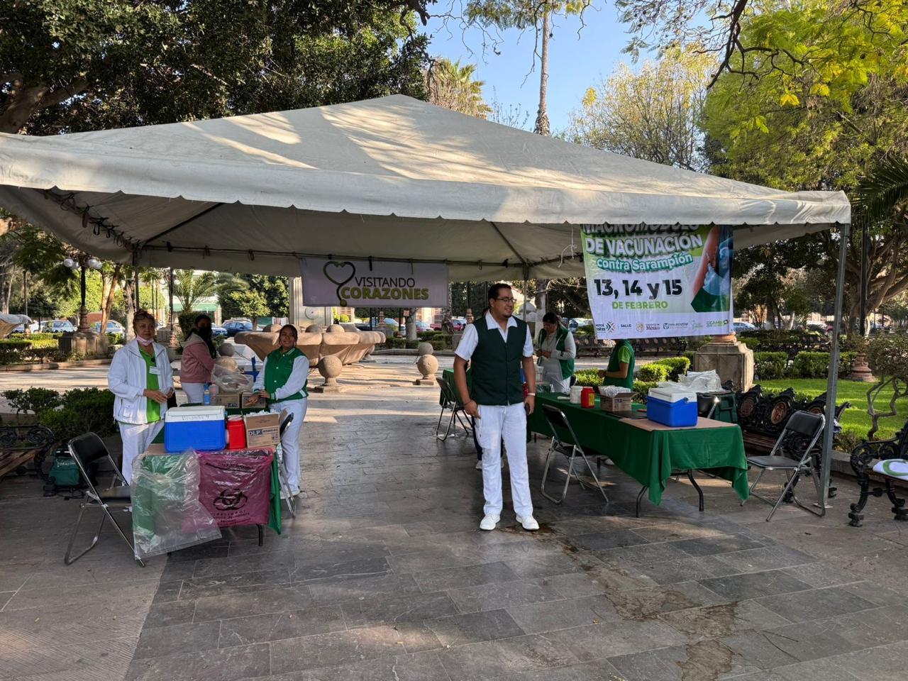 REALIZARÁN VACUNACIÓN MASIVA CONTRA SARAMPIÓN EN EL PARQUE TANGAMANGA II