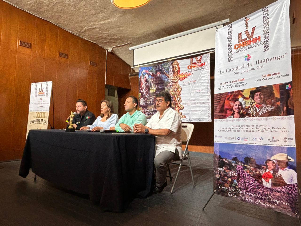 PRESENTARON EL LV CONCURSO NACIONAL DE HUAPANGO HUASTECO Y EL XXIII CONCURSO DE VIOLÍN