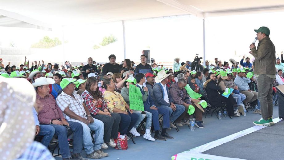 MÁS INFRAESTRUCTURA Y APOYOS ALIMENTARIOS ACERCA RICARDO GALLARDO A SALINAS
