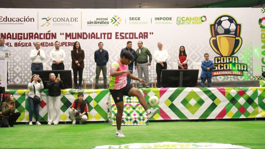 INAUGURA RICARDO GALLARDO EL MUNDIALITO ESCOLAR 2026