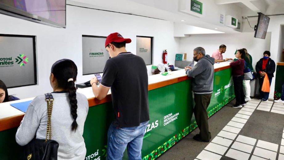 REGISTRA SAN LUIS ALTA PARTICIPACIÓN EN PAGO DE CONTROL VEHICULAR